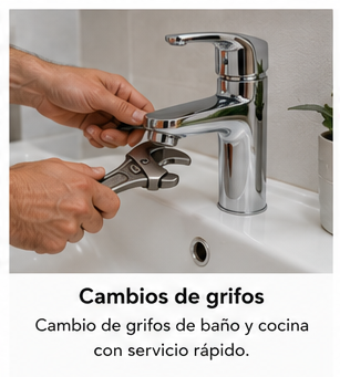 Cambios de grifos